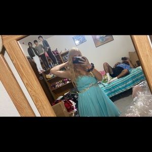 Homecoming dress blue